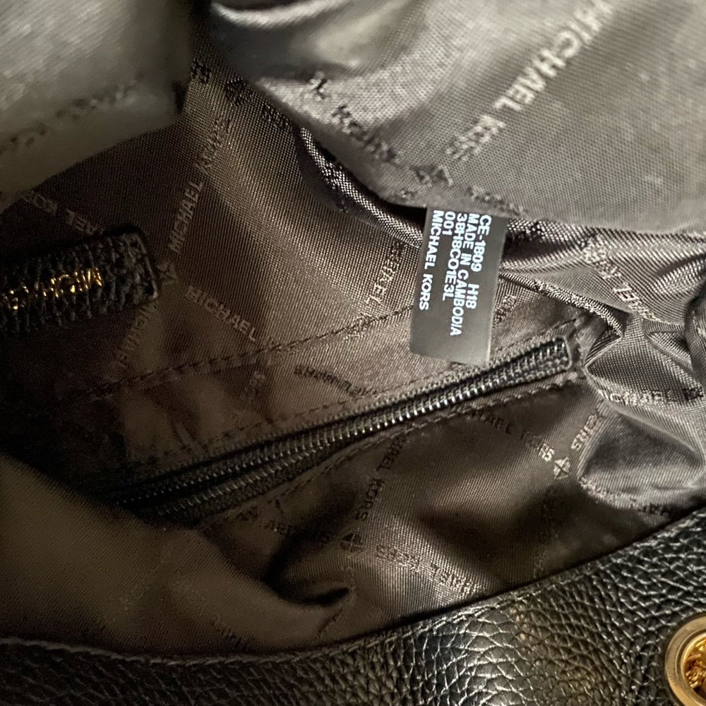 Michael Kors Drop Chain Strap Leather Shoulder Bag - Picture 13 of 16